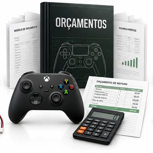 Mockup ilustrativo: Calculadora de Orçamentos